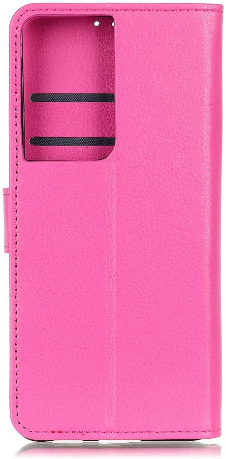 Samsung Galaxy S21 Ultra Hoesje met Pasjes Book Case Kunstleer Roze afbeelding 6