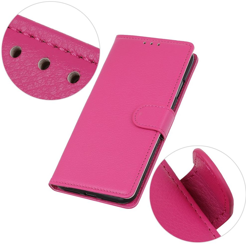 Samsung Galaxy S21 Ultra Hoesje met Pasjes Book Case Kunstleer Roze afbeelding 8