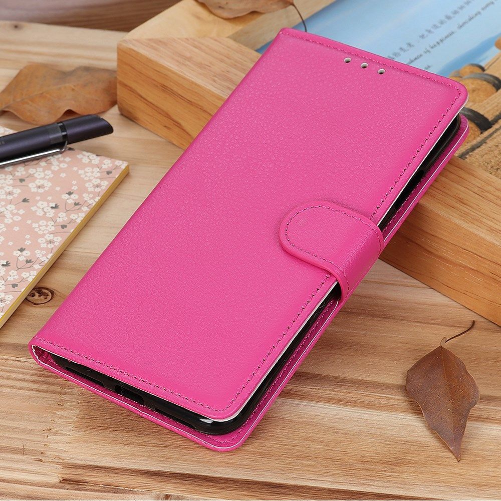 Samsung Galaxy S21 Ultra Hoesje met Pasjes Book Case Kunstleer Roze afbeelding 2