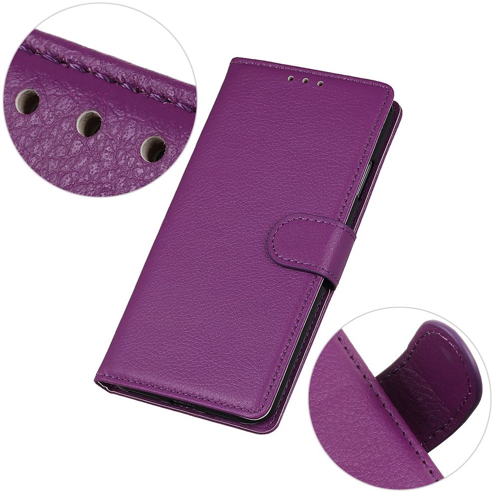 Samsung Galaxy S21 Ultra Hoesje met Pasjes Book Case Kunstleer Paars afbeelding 8