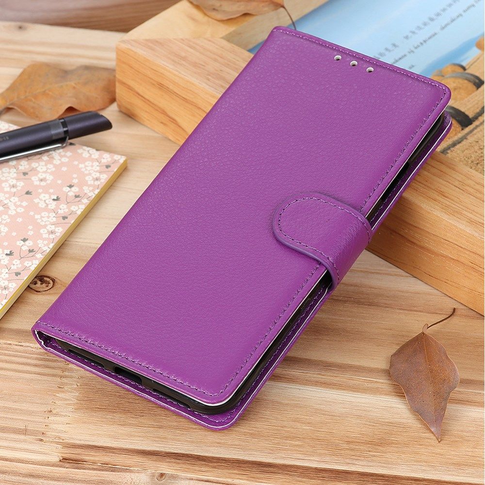 Samsung Galaxy S21 Ultra Hoesje met Pasjes Book Case Kunstleer Paars afbeelding 2