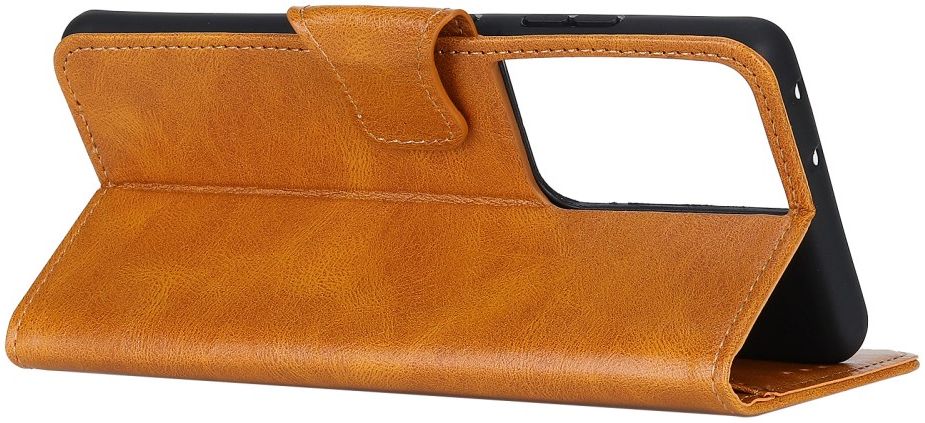 Samsung Galaxy S21 Ultra Hoesje Wallet Book Case Bruin afbeelding 5