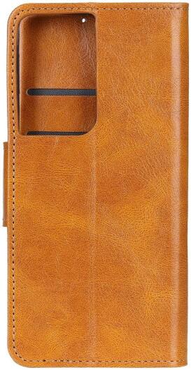 Samsung Galaxy S21 Ultra Hoesje Wallet Book Case Bruin afbeelding 6