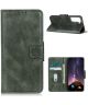 Samsung Galaxy S21 Plus Hoesje Wallet Book Case Groen