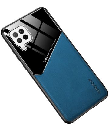 Samsung Galaxy A42 Hoesje TPU Hybride Back Cover Blauw Hoesjes