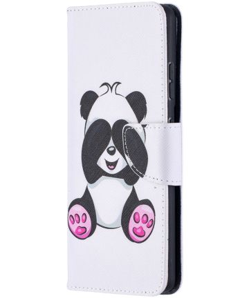 Samsung Galaxy S21 Ultra Portemonnee Hoesje met Panda Print Hoesjes
