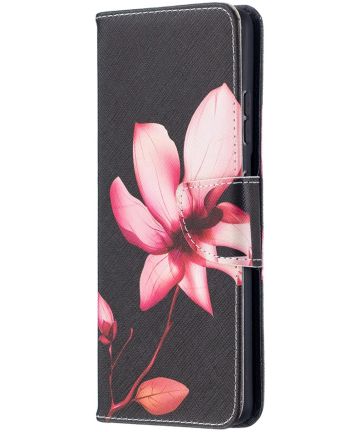 Samsung Galaxy S21 Ultra Portemonnee Hoesje met Bloemen Print Hoesjes