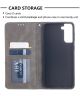 Samsung Galaxy S21 Plus Hoesje Wallet Book Case Geometrie Design Grijs