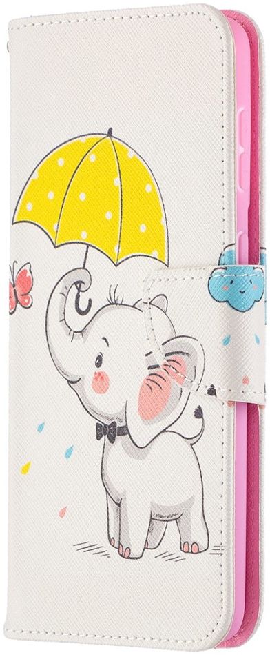 Samsung Galaxy S21 Plus Portemonnee Hoesje met Olifant Print afbeelding 1