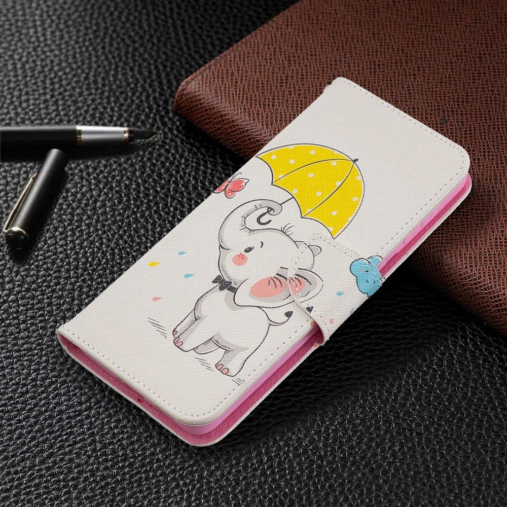 Samsung Galaxy S21 Plus Portemonnee Hoesje met Olifant Print afbeelding 7