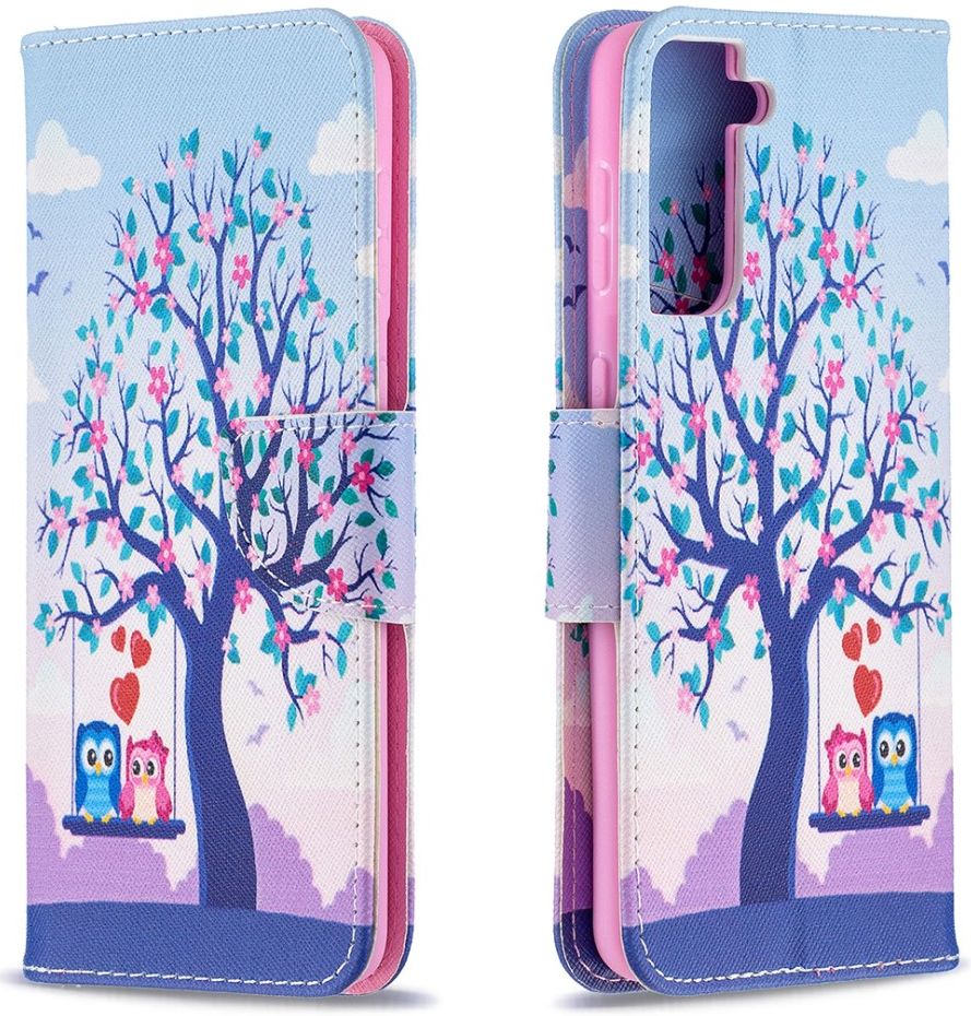 Samsung Galaxy S21 Plus Portemonnee Hoesje met Boom Print afbeelding 5