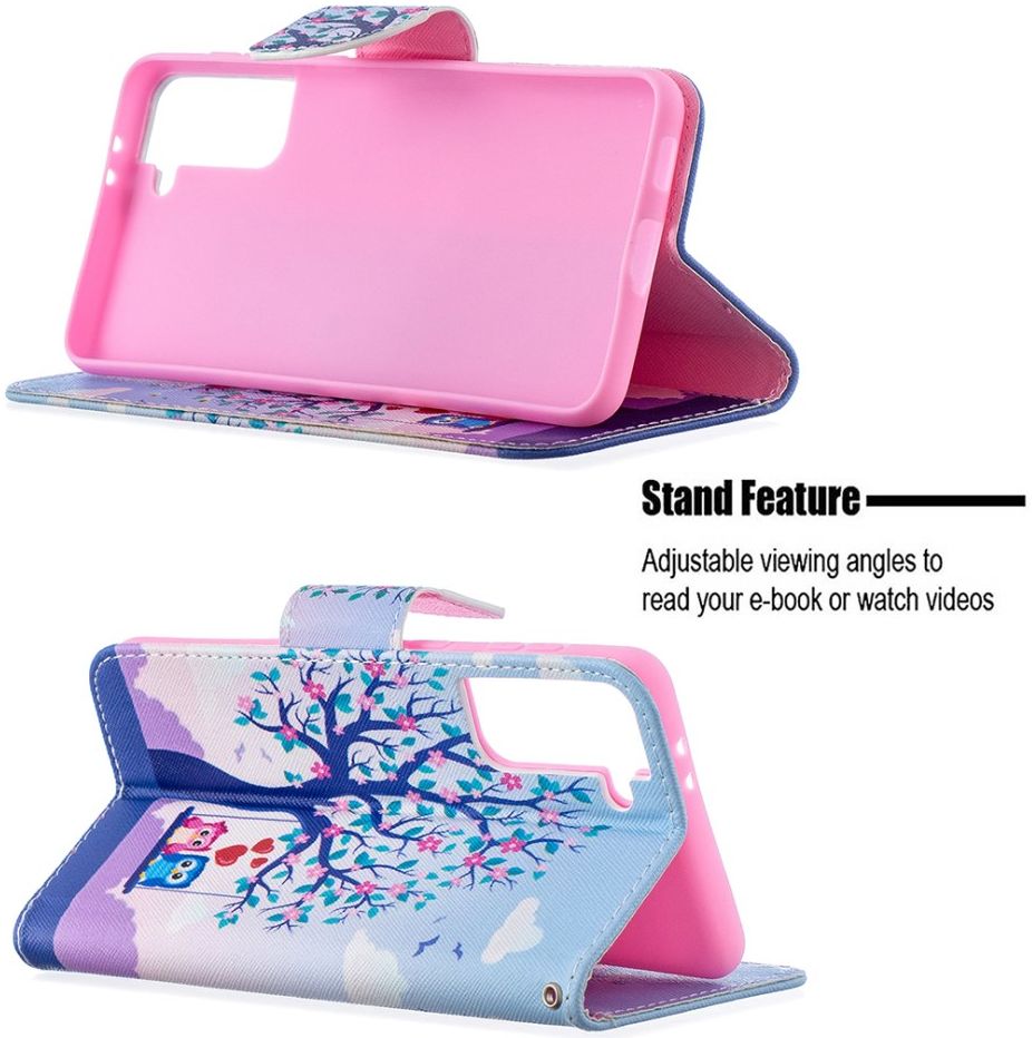 Samsung Galaxy S21 Plus Portemonnee Hoesje met Boom Print afbeelding 6