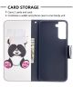 Samsung Galaxy S21 Plus Portemonnee Hoesje met Panda Print