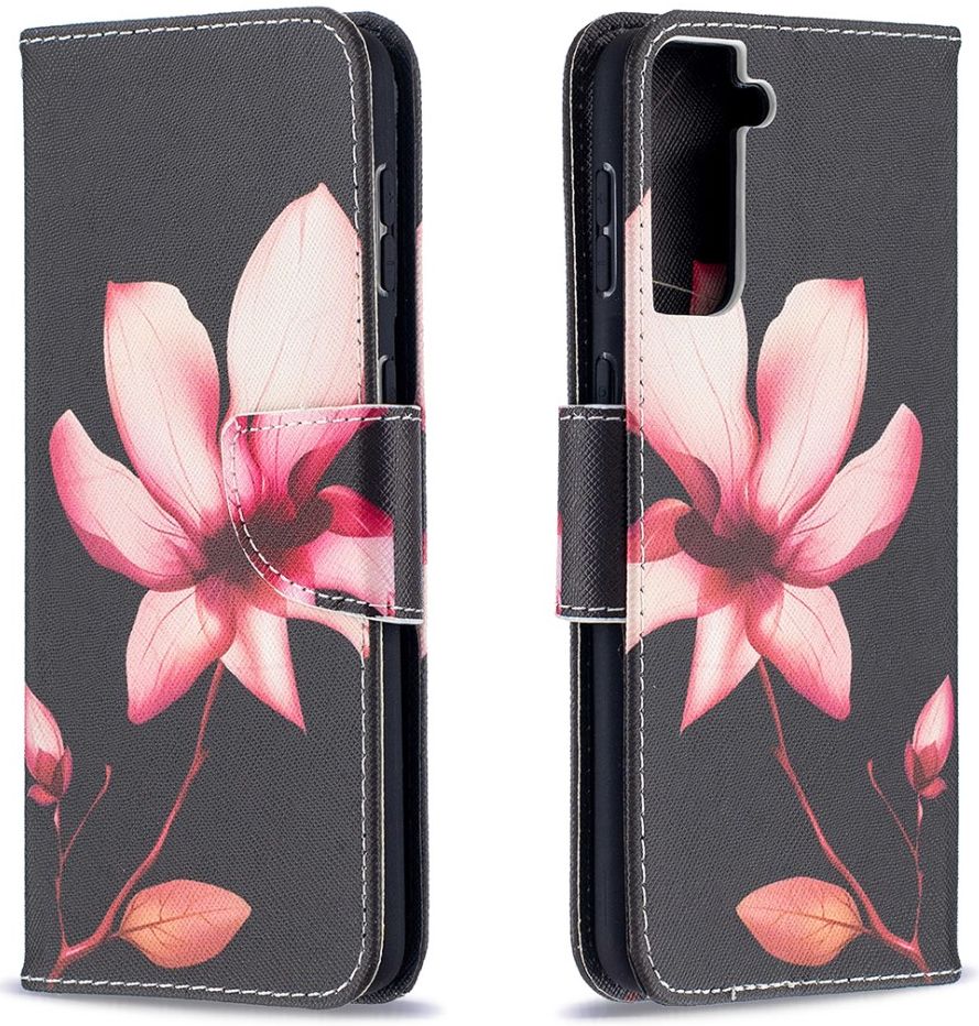 Samsung Galaxy S21 Plus Portemonnee Hoesje met Bloemen Print afbeelding 5