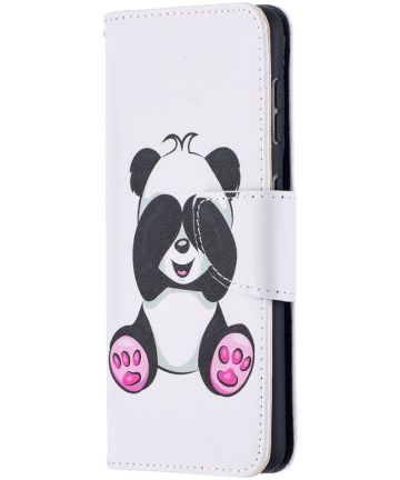 Samsung Galaxy S21 Portemonnee Hoesje met Panda Print Hoesjes