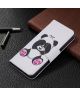 Samsung Galaxy S21 Portemonnee Hoesje met Panda Print