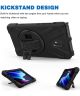 Samsung Tab Active 3 Hoes met Kickstand en Handriem Zwart