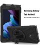 Samsung Tab Active 3 Hoes met Kickstand en Handriem Zwart