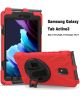 Samsung Galaxy Tab Active 3 Kickstand Hoesje Met Handriem Rood