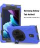 Samsung Galaxy Tab Active 3 Hoes met Kickstand en Handriem Blauw