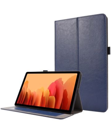 Samsung Galaxy Tab A7 (2020 / 2022) Hoes Portemonnee Book Case Blauw Hoesjes