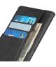 Samsung Galaxy A02S Hoesje met Pasjes Book Case Kunstleer Zwart