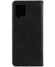AZNS Samsung Galaxy A42 Portemonnee Stand Hoesje Zwart