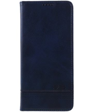 AZNS Samsung Galaxy A42 Portemonnee Stand Hoesje Blauw Hoesjes