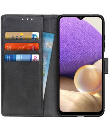 Samsung Galaxy A32 5G Hoesje Portemonnee Book Case Zwart Hoesjes
