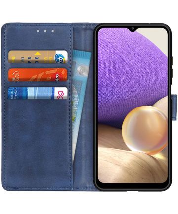 Samsung Galaxy A32 5G Hoesje Portemonnee Book Case Blauw Hoesjes