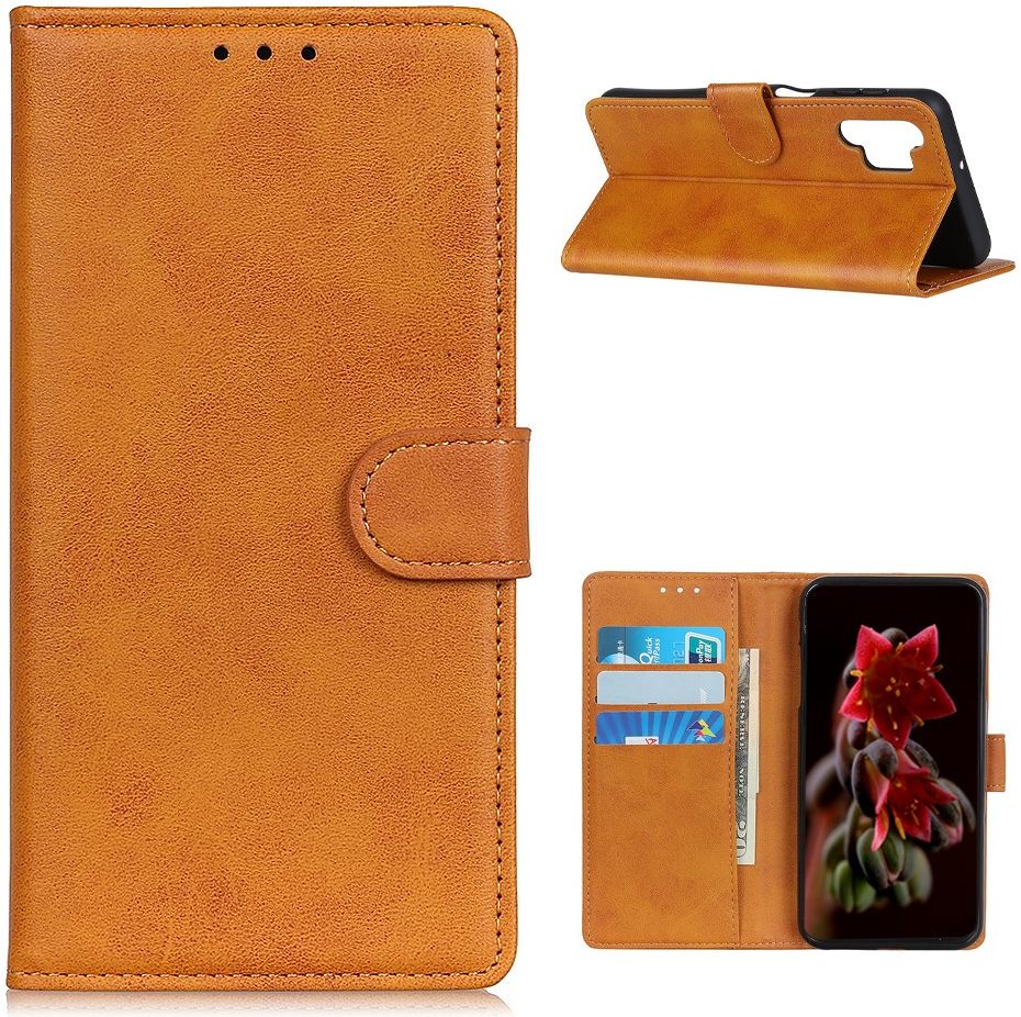 Samsung Galaxy A32 5G Hoesje Portemonnee Book Case Bruin afbeelding 3