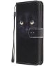 Samsung Galaxy A02s Portemonnee Hoesje met Katten Print