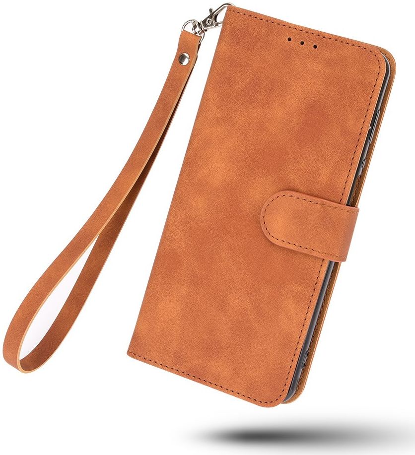 Samsung Galaxy A12 Hoesje Wallet Book Case Bruin afbeelding 2
