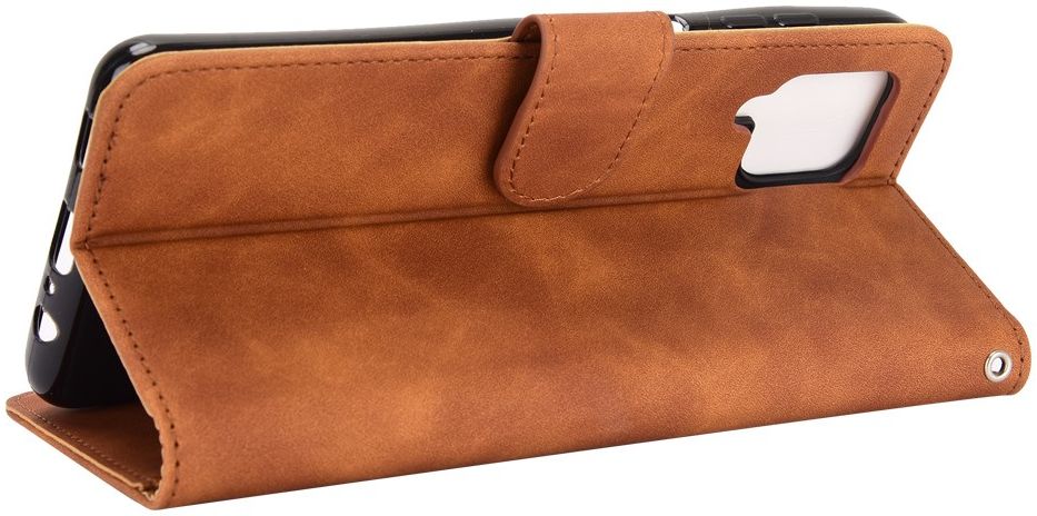 Samsung Galaxy A12 Hoesje Wallet Book Case Bruin afbeelding 8