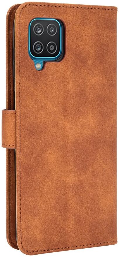 Samsung Galaxy A12 Hoesje Wallet Book Case Bruin afbeelding 9