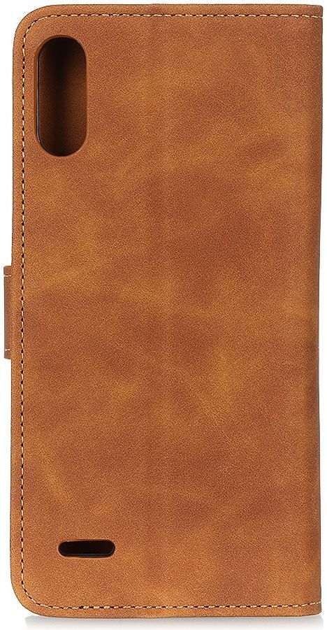 LG K22 Hoesje Retro Wallet Book Case Bruin afbeelding 4