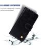 Motorola Moto E7 Power Hoesje Portemonnee Book Case Zwart