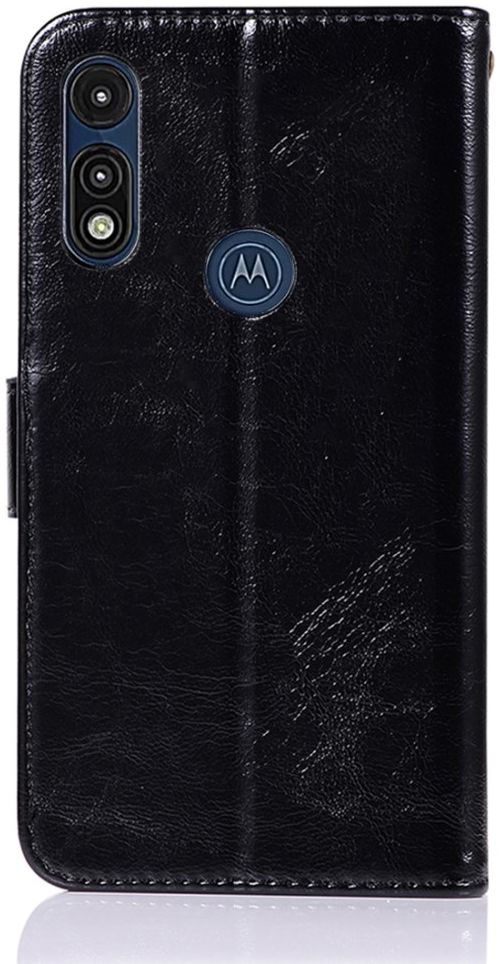 Motorola Moto E7 Power Hoesje Portemonnee Book Case Zwart afbeelding 3