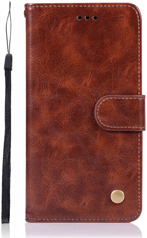 Motorola Moto E7 Power Hoesje Portemonnee Book Case Bruin afbeelding 2