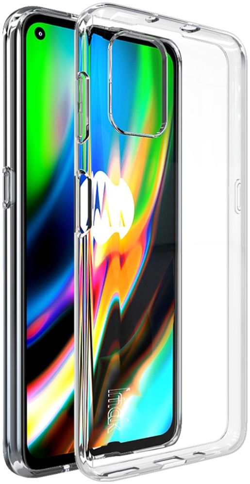 IMAK UX-5 Motorola Moto G9 Plus Hoesje Flexibel en Dun TPU Transparant afbeelding 1
