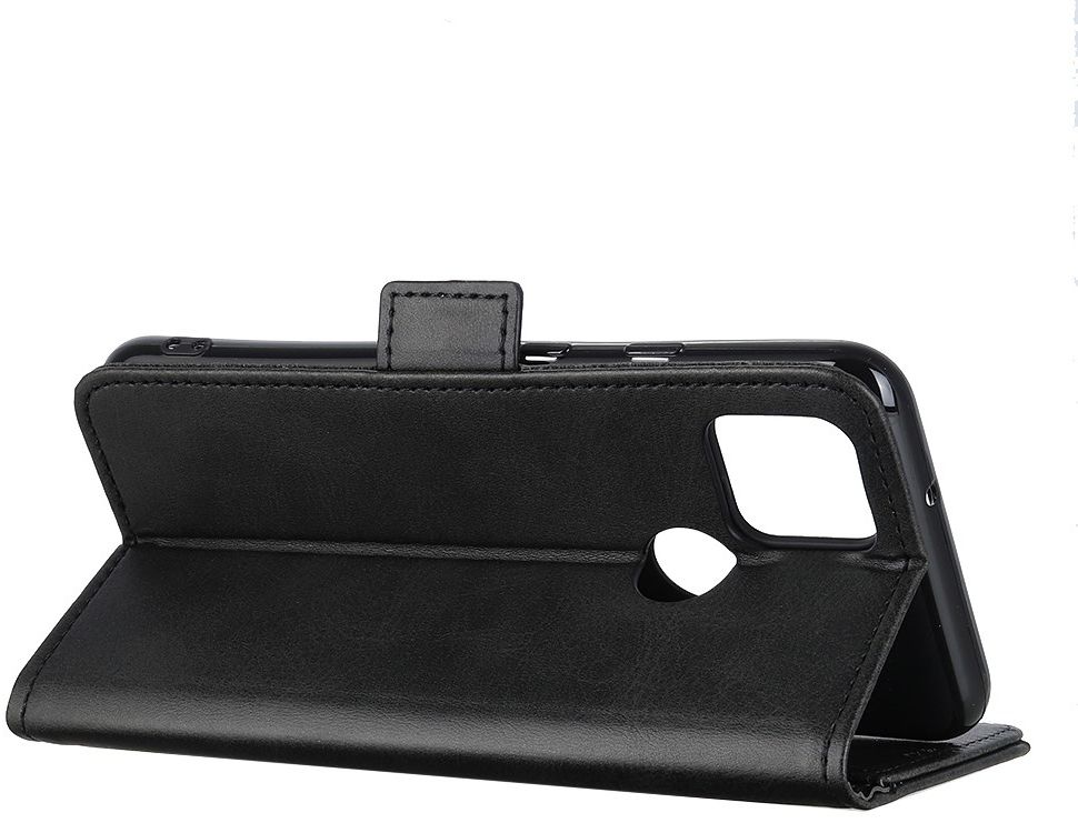 Motorola G9 Power Book Case Hoesje Book Case Retro Wallet Zwart afbeelding 6