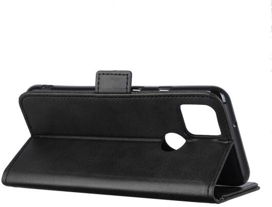Motorola G9 Power Book Case Hoesje Book Case Retro Wallet Zwart afbeelding 6