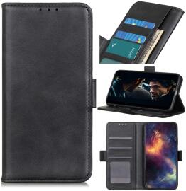 Motorola G9 Power Book Case Hoesje Book Case Retro Wallet Zwart afbeelding
