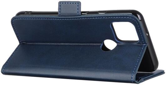 Motorola G9 Power Book Case Hoesje Book Case Retro Wallet Blauw afbeelding 5