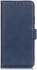 Motorola G9 Power Book Case Hoesje Book Case Retro Wallet Blauw afbeelding 2