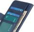 Motorola G9 Power Book Case Hoesje Book Case Retro Wallet Blauw afbeelding 4