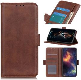 Motorola G9 Power Book Case Hoesje Book Case Retro Wallet Coffee afbeelding