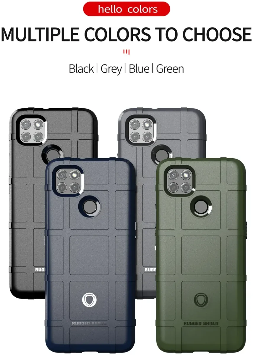 Motorola Moto G9 Power Hoesje Shock Proof Rugged Shield Zwart afbeelding 4