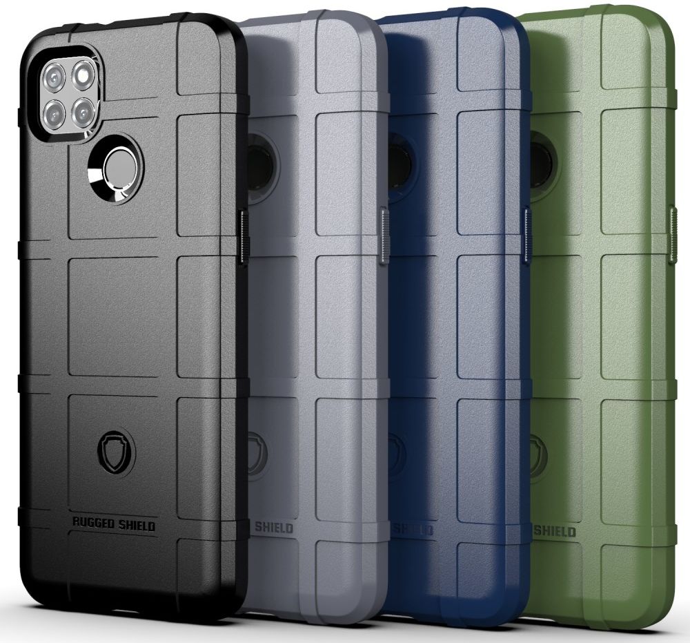 Motorola Moto G9 Power Hoesje Shock Proof Rugged Shield Zwart afbeelding 2