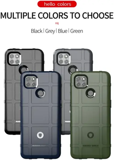 Motorola Moto G9 Power Hoesje Shock Proof Rugged Shield Zwart afbeelding 4